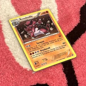 Krookodile #65 – Pokémon Black & White – Holo – As Pictured